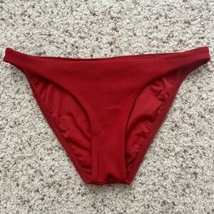 L-space Red Bikini Bottom